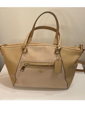 COACH  LEGACY JACQUARD PRAIRIE SATCHEL/CROSSBODY